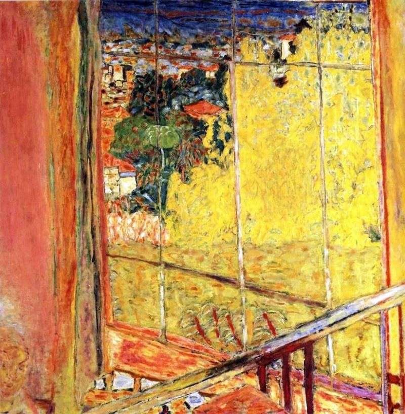 Workshop with mimosa by Pierre Bonnard