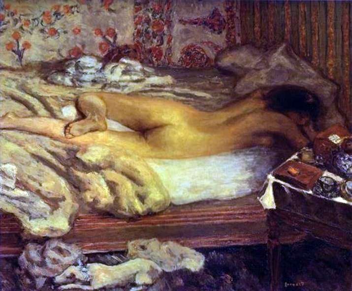 Siesta: In the artists studio by Pierre Bonnard