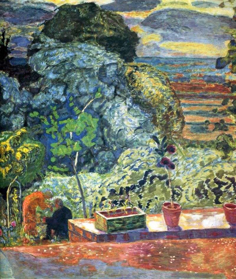 Terrace by Pierre Bonnard