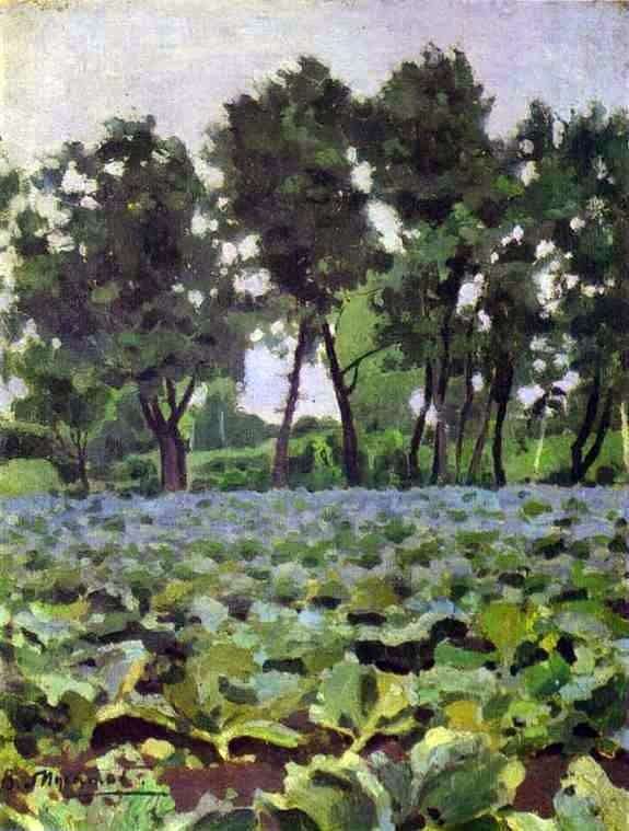 Cabbage and Willows by Victor Borisov Musatov