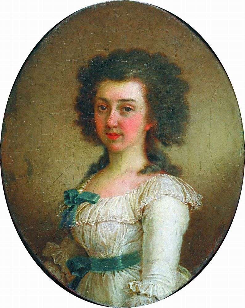Portrait of Elena Olenina by Vladimir Borovikovsky