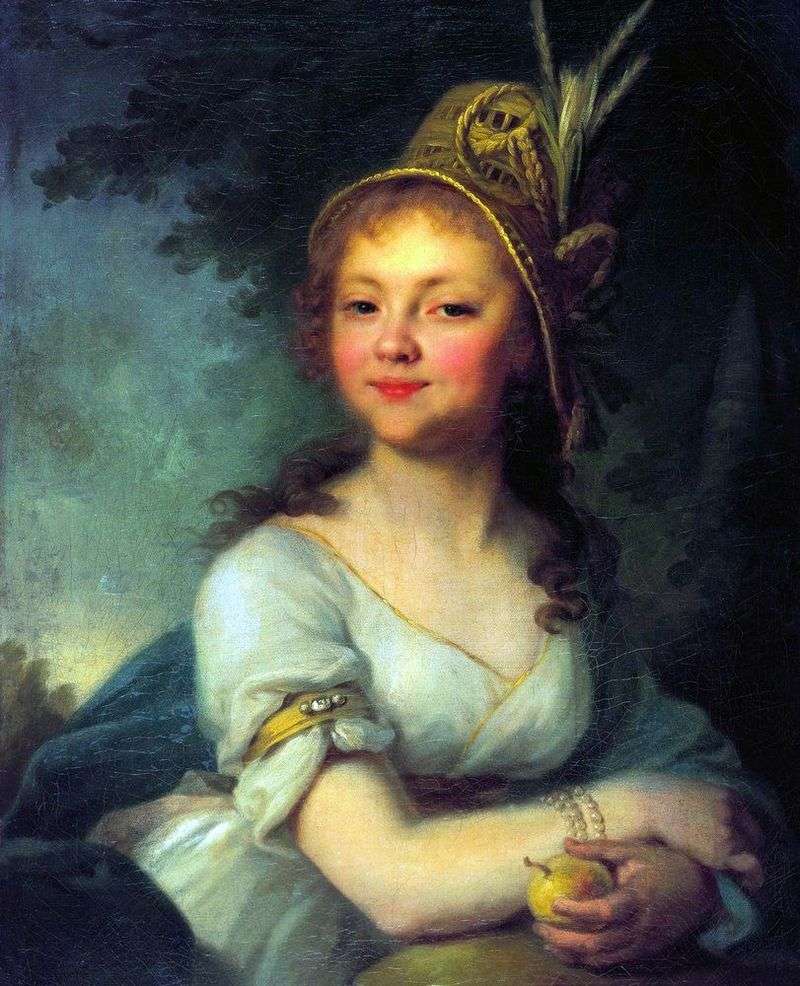 Portrait of E. N. Arsenieva by Vladimir Borovikovsky