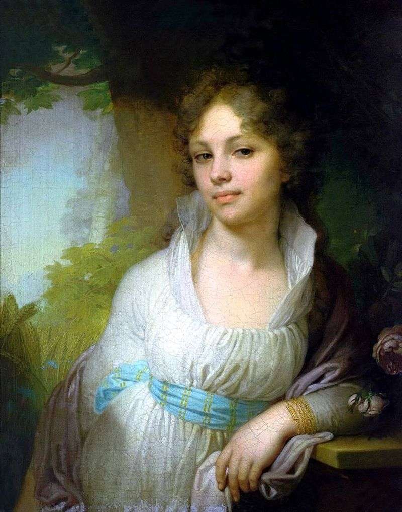 Portrait of Maria Ivanovna Lopukhina by Vladimir Lukich Borovikovsky