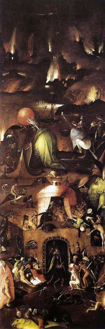 Hell. The right shutter of the altar The Last Judgment by Hieronymus Bosch