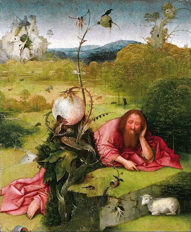 John the Baptist in the Wilderness by Hieronymus Bosch