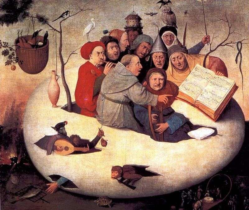 Concert in the egg by Hieronymus Bosch