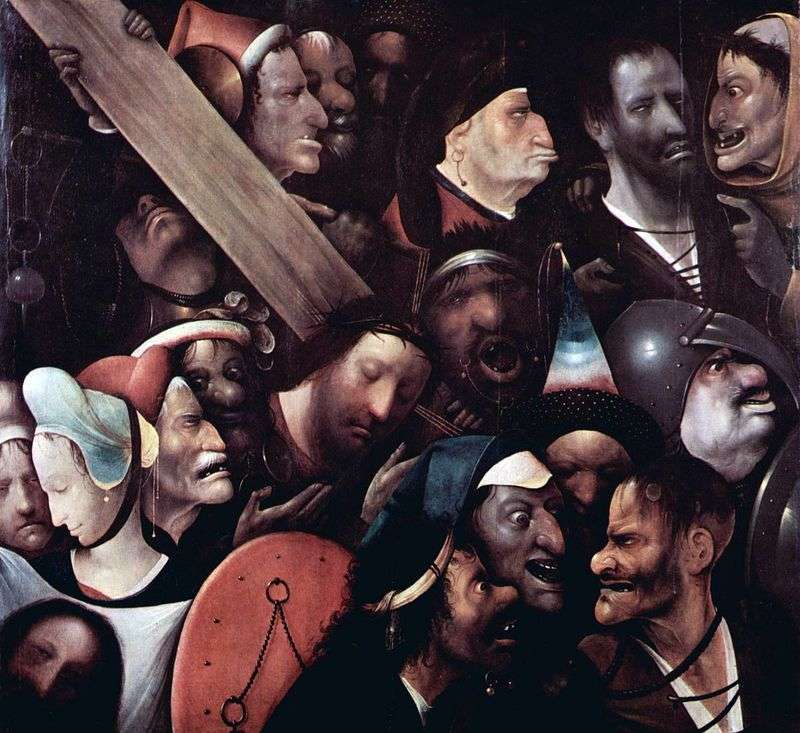 Carrying the cross by Hieronymus Bosch