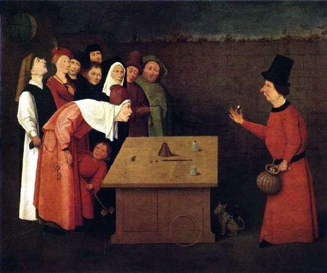 Magician Charlatan by Hieronymus Bosch