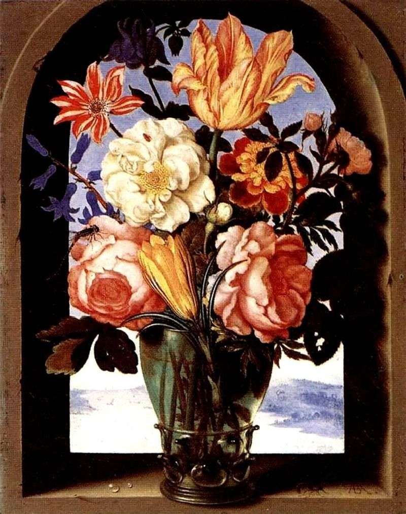 Bouquet of Flowers by Ambrosius Bosshart