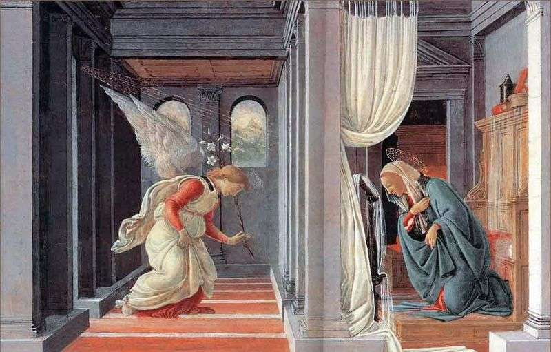 Annunciation by Sandro Botticelli