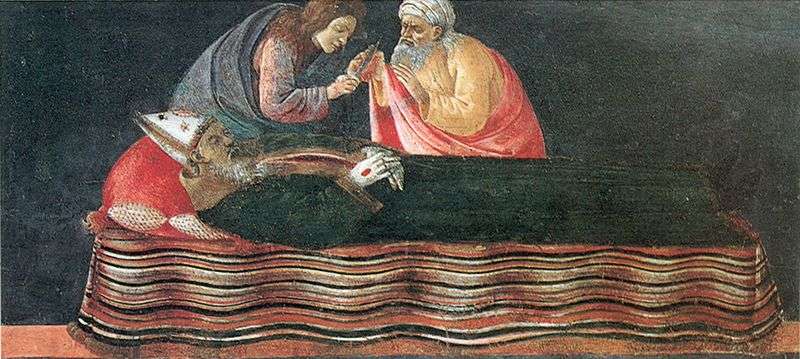 Extracting the Heart of Saint Ignatius by Sandro Botticelli