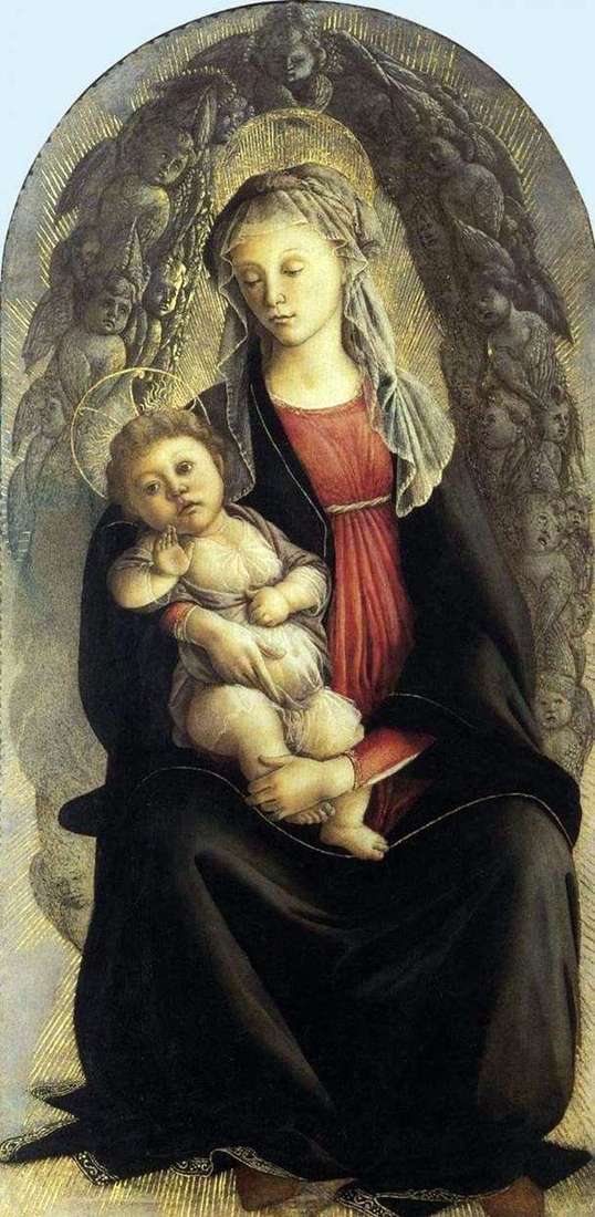 Madonna in glory by Sandro Botticelli