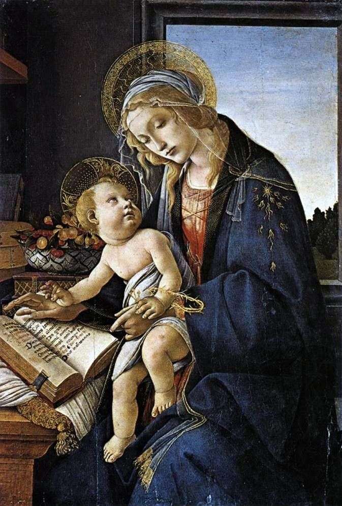 Madonna with a book by Sandro Botticelli