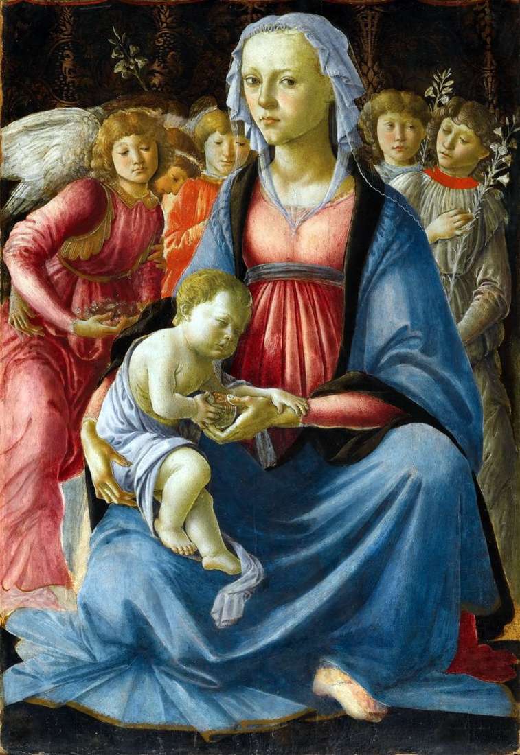 Madonna with the Child and the Five Angels by Sandro Botticelli