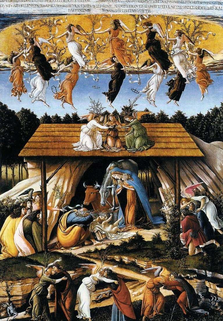 Mystical Christmas by Sandro Botticelli
