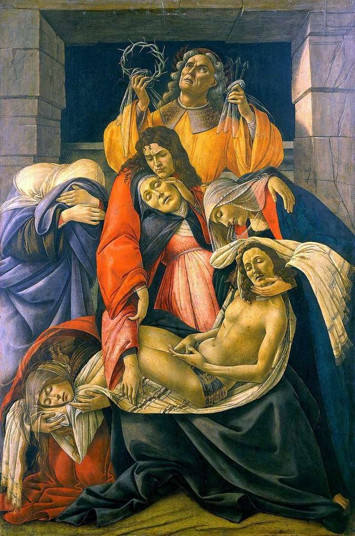 Lamentation of Christ by Sandro Botticelli