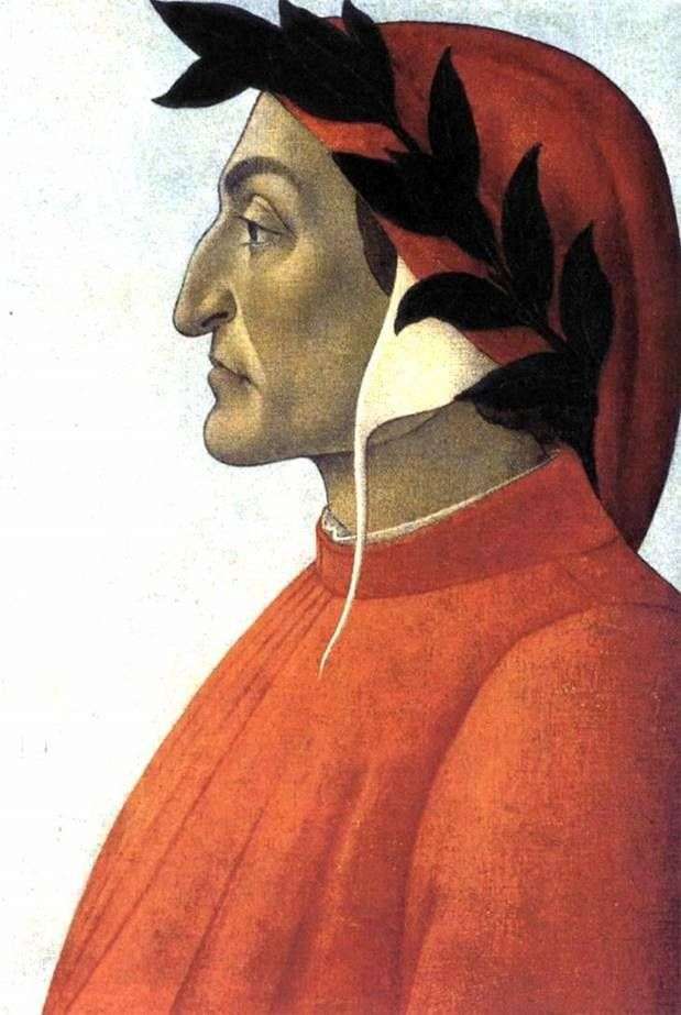 Portrait of Dante by Sandro Botticelli