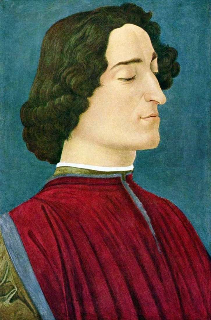 Portrait of Giuliano Medici by Sandro Botticelli