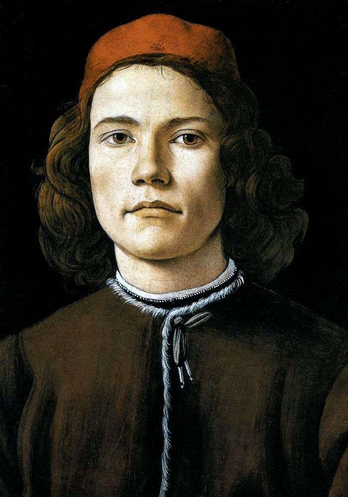 Portrait of a young man by Sandro Botticelli