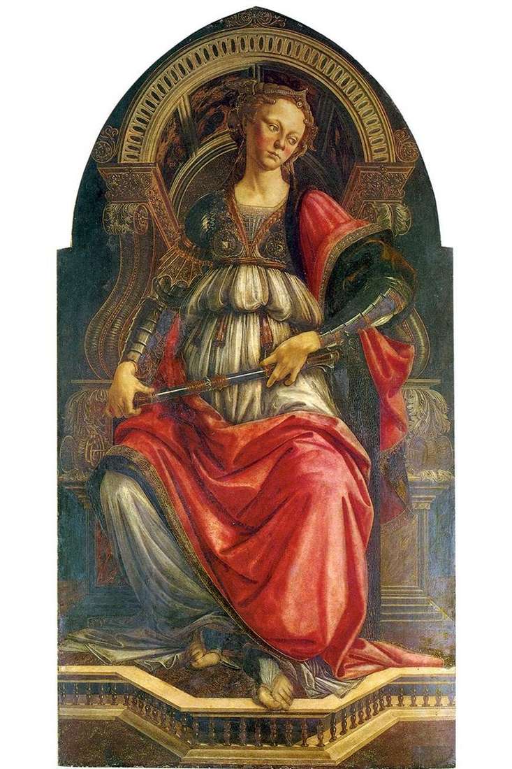 Allegory Of Strength Fortitude By Sandro Botticelli - 