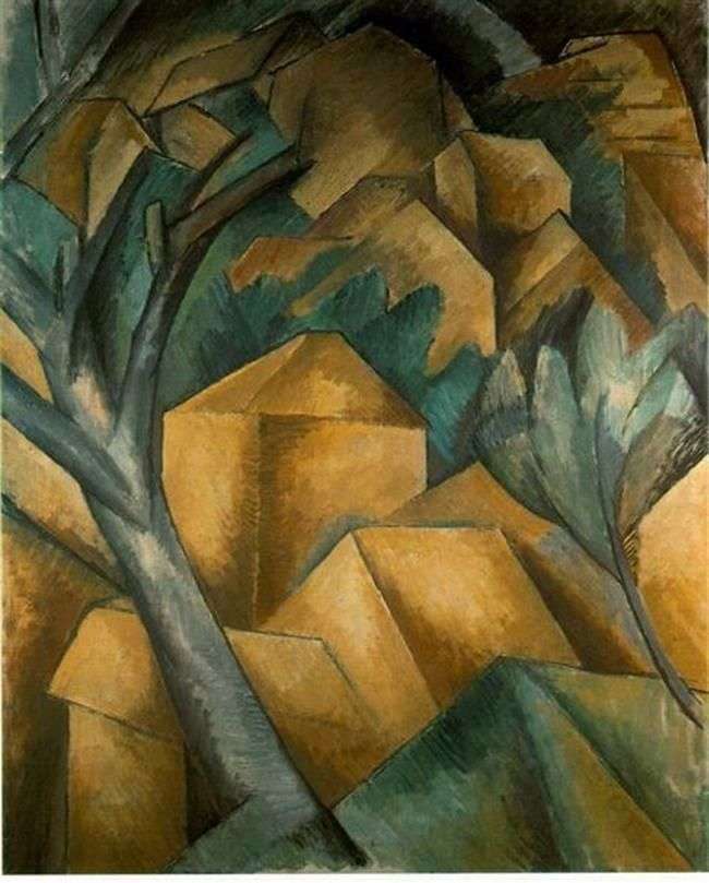 Houses in Estac by Georges Braque