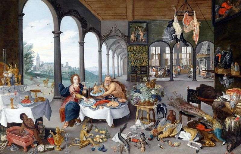 Allegory of taste by Peter Brueghel