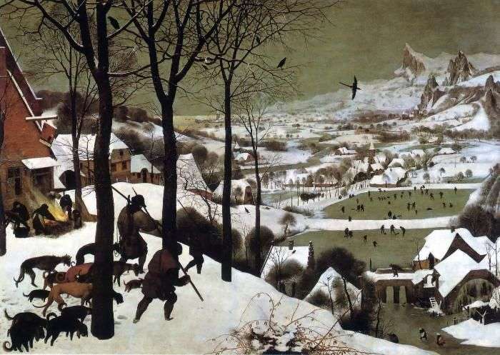 The Return of the Hunters by Peter the Elder Brueghel