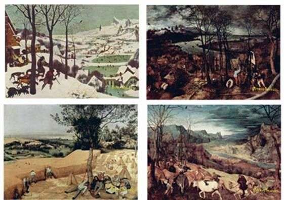Seasons by Peter Brueghel
