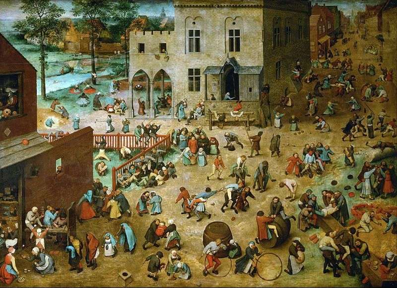 Kids Games by Peter Brueghel