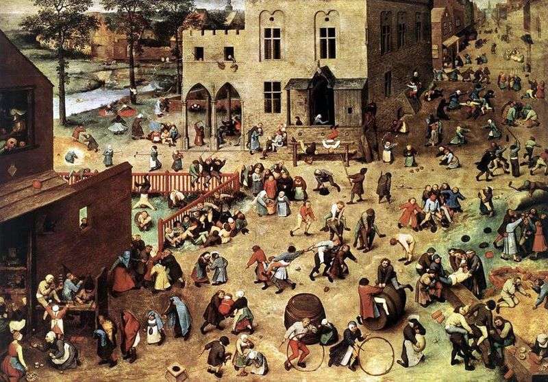 Childrens Games by Peter Brueghel