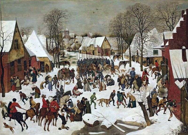 Beating babies in Bethlehem by Peter Brueghel