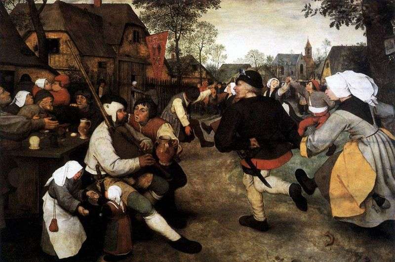 Peasant Dance by Peter Brueghel