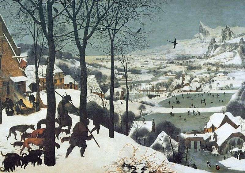 Hunters in the snow by Peter Brueghel