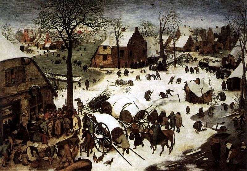 Census in Bethlehem by Peter Brueghel