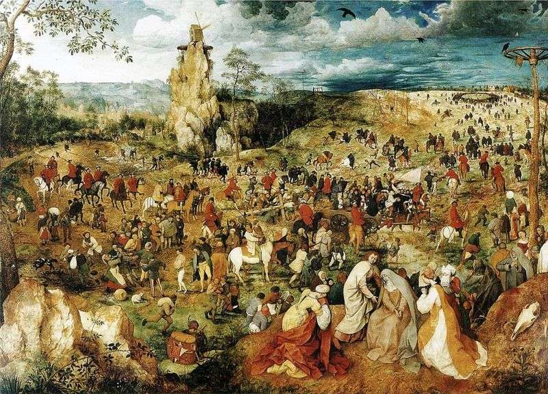 The Way to Calvary by Peter Brueghel