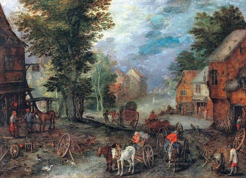 Landscape by Jan Brueghel