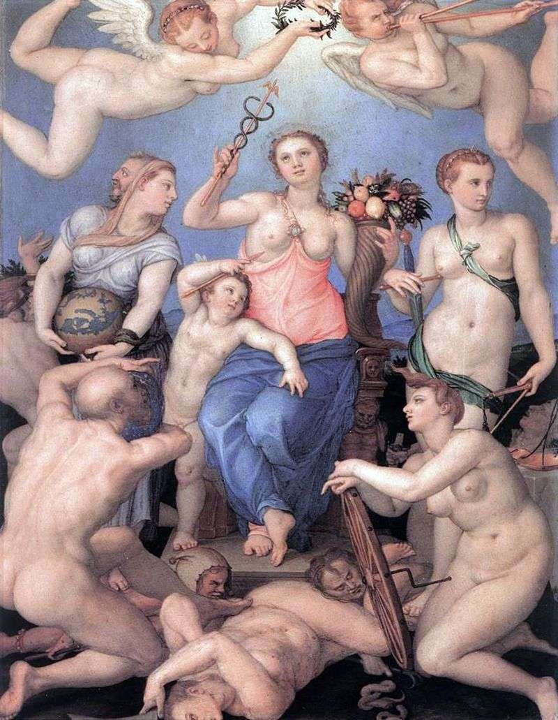 Allegory of Happiness by Agnolo Bronzino