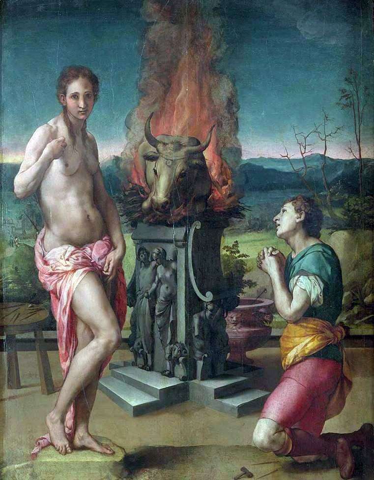 Pygmalion and Galatea by Agnolo Bronzino