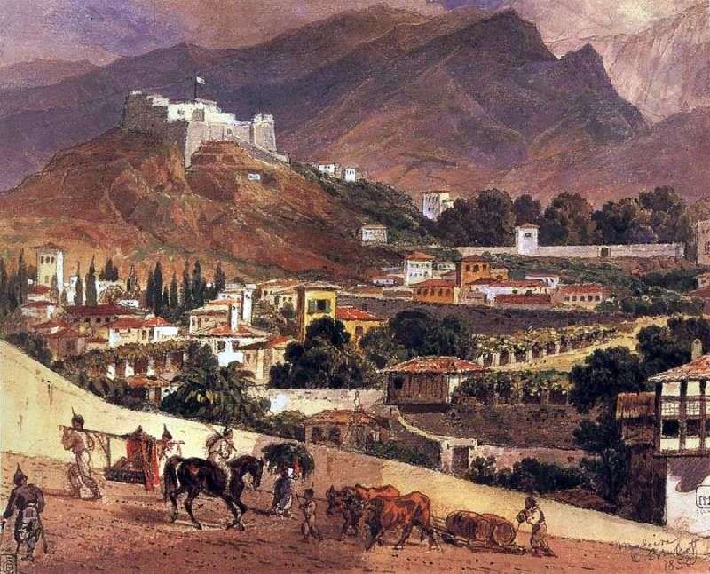 Landscape on the island of Madeira by Karl Bryullov