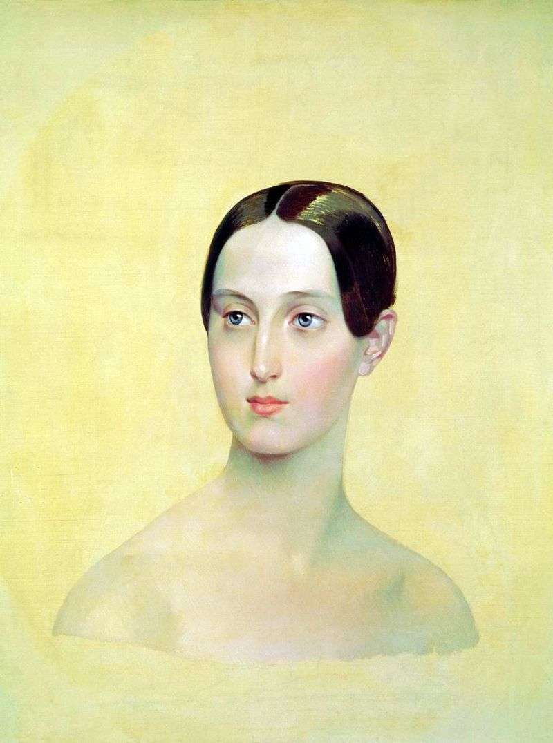 Portrait of Grand Duchess Maria Nikolaevna by Karl Bryullov