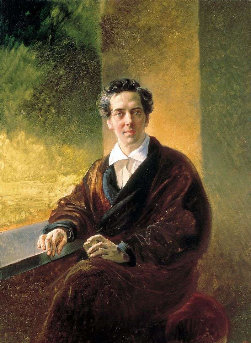 Portrait of Count A. Perovsky by Karl Bryullov