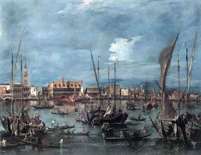 The pier is Francesco Guardi