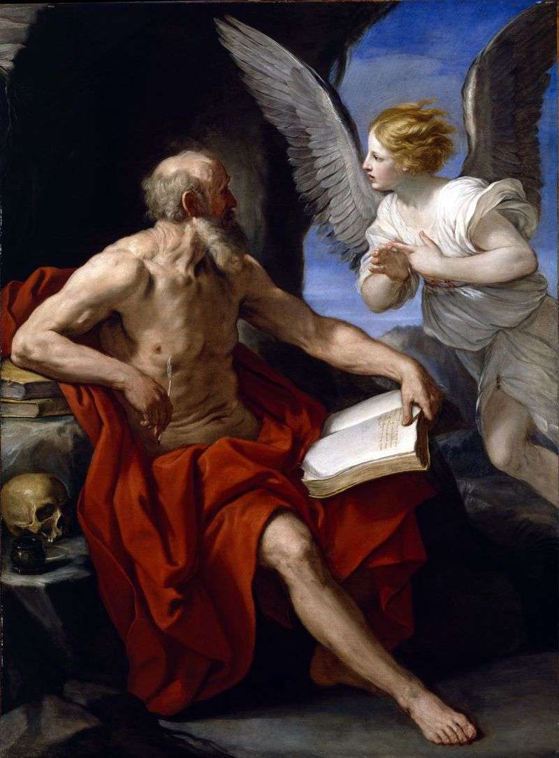 Saint Jerome and the Angel by Reni Guido