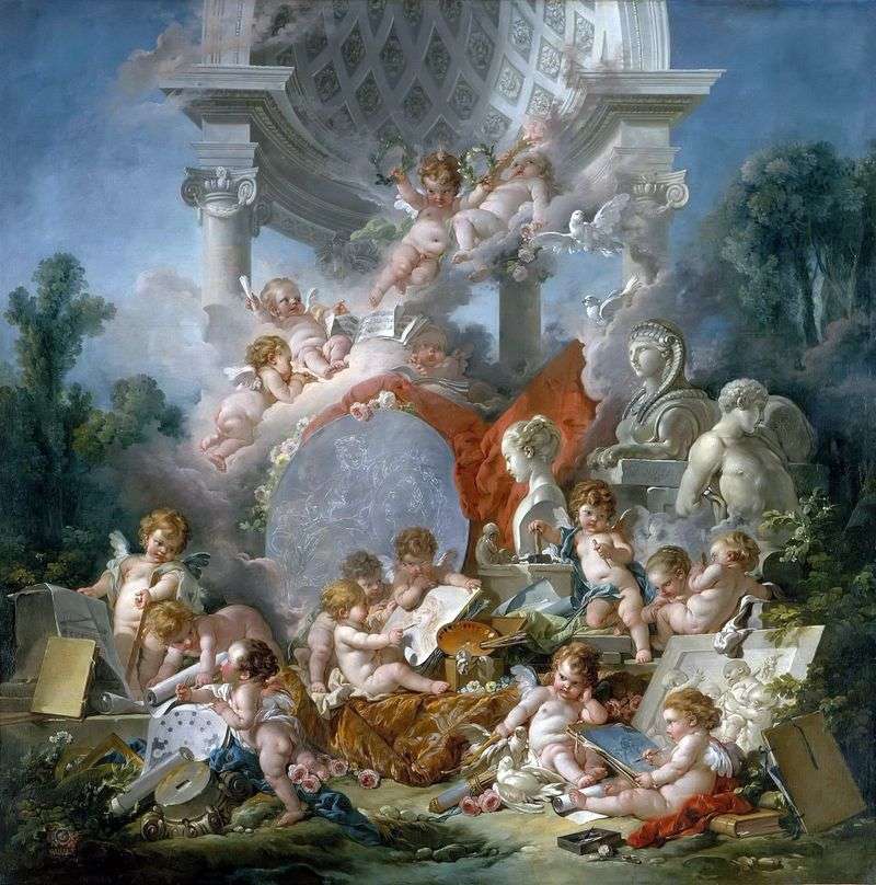 The geniuses of art by Francois Boucher