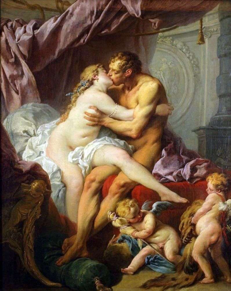Hercules and Omfala by Francois Boucher