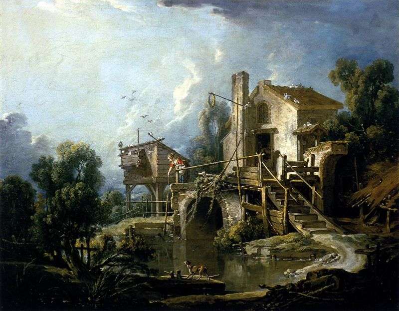 The Mill in Sharaton by Francois Boucher