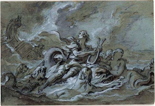 A sketch of Water by Francois Boucher