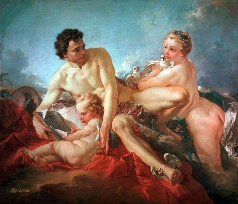 Learning Cupid by Francois Boucher