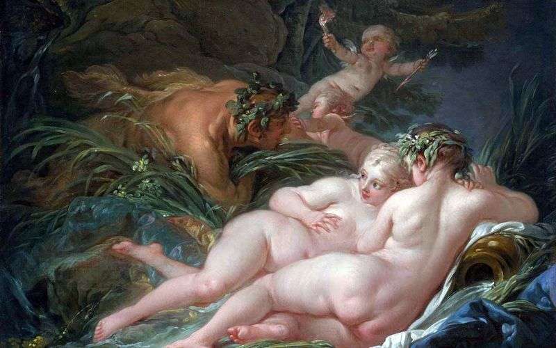 Pan and Siring by Francois Boucher