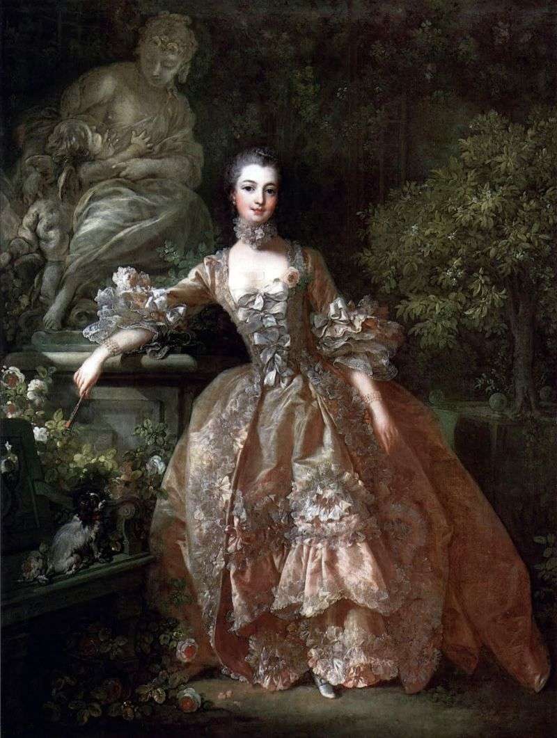 Portrait of Madame de Pompadour by Francois Boucher